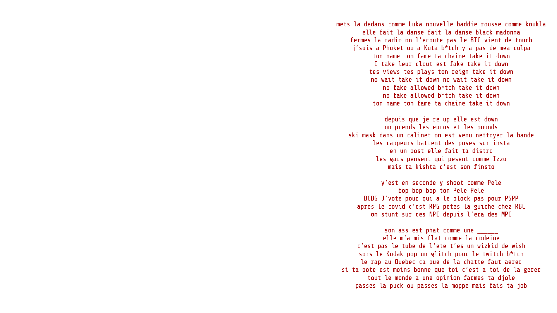 lyrics